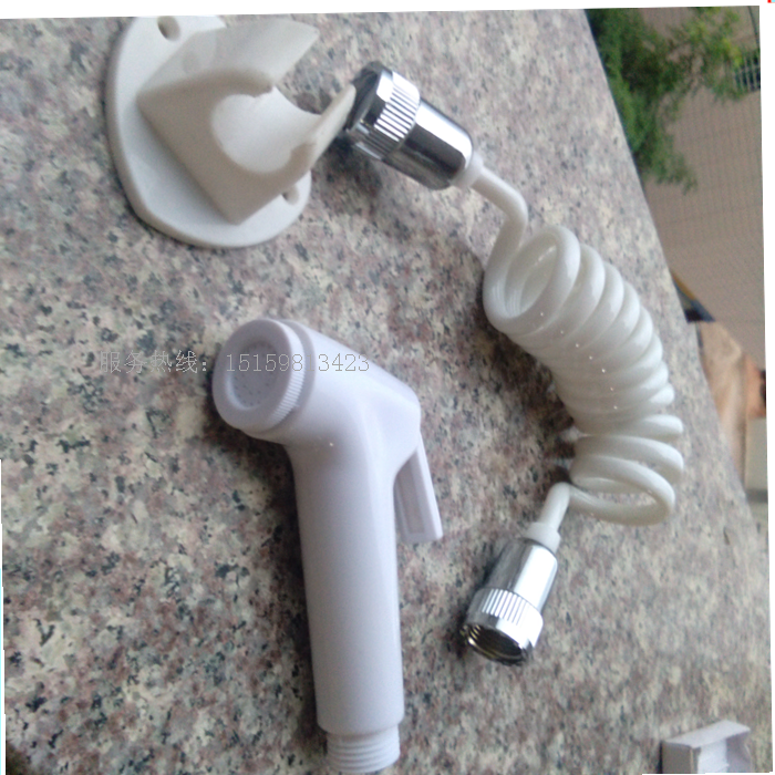 净身妇洗器喷头白色塑料马桶喷枪马桶冲洗器喷头 增压喷枪妇洗器