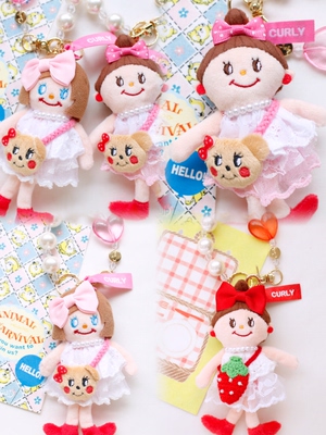 在途 curly卷发女孩挂件 更新中款式