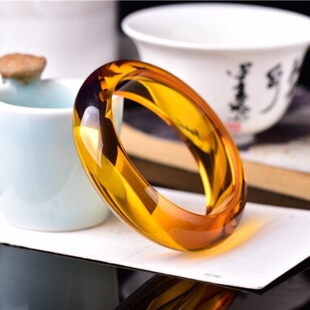 天然缅甸蜜蜡琥珀金珀手镯原矿无优化棕珀手串蓝珀手环贵妃镯手链