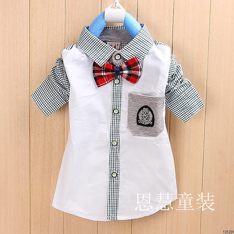 Chemise garcon à manche longue - Ref 2078142 Image 3