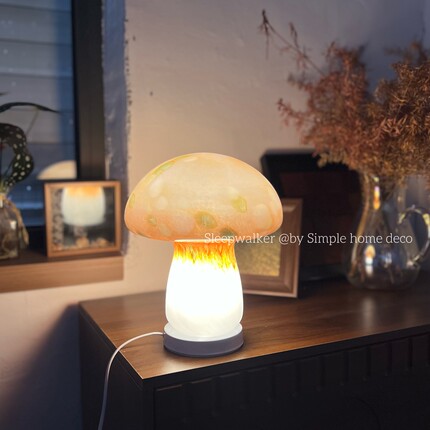 蘑菇|只是灯罩底开口6高27宽24出口欧洲蘑菇头台灯罩可爱创意摆件