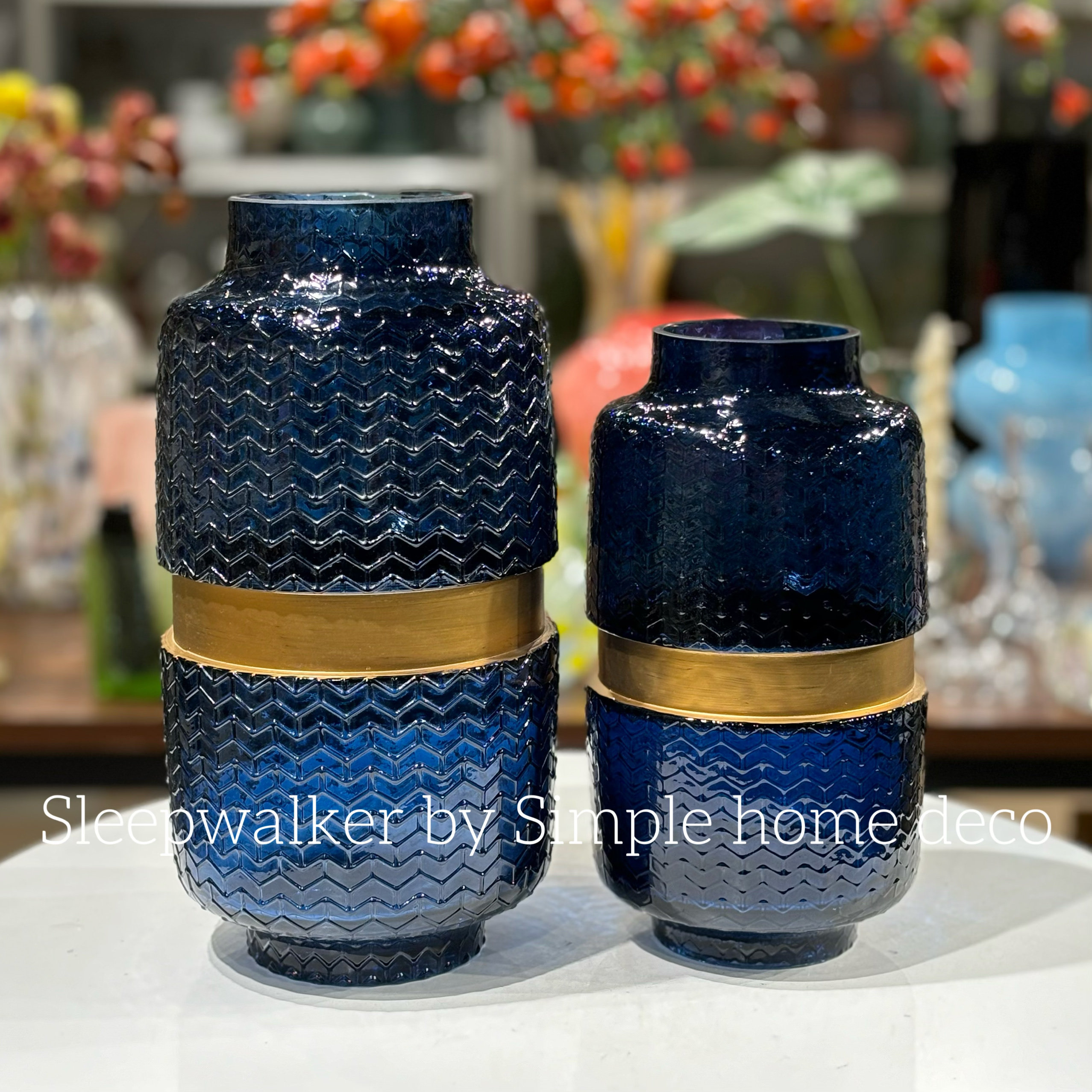 北欧风喷色款描金腰带花瓶孤品福利款,家居饰品,花瓶,淘宝优惠券,粉丝福利购,淘宝优惠卷