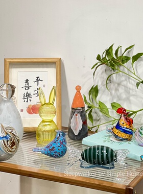 小天使｜古法手工玻璃摆件书桌工艺品外贸居家创意礼物