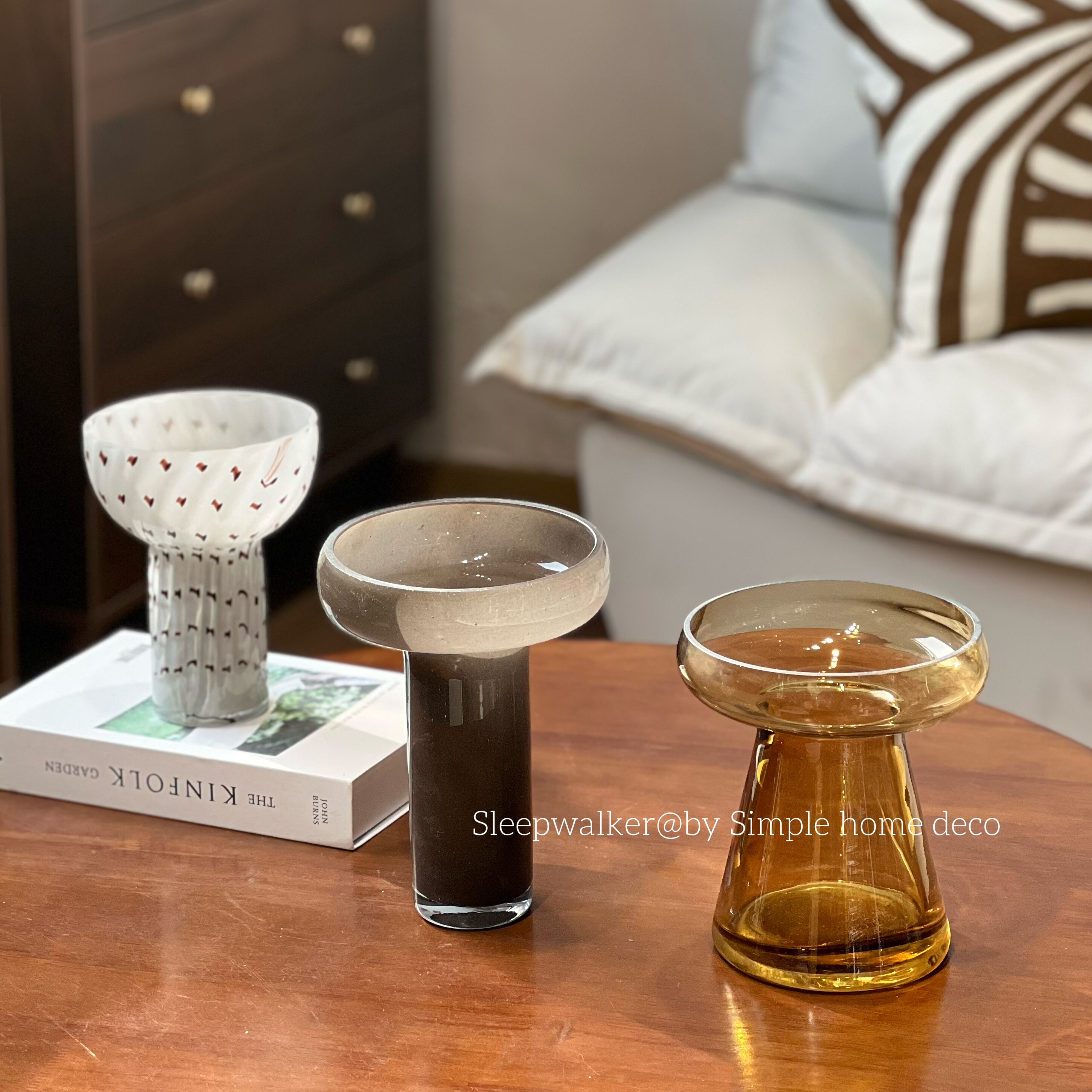 佛手柑｜佛手花瓶摆件敞口水养鲜花玫瑰桌面办公室花瓶香薰石容器