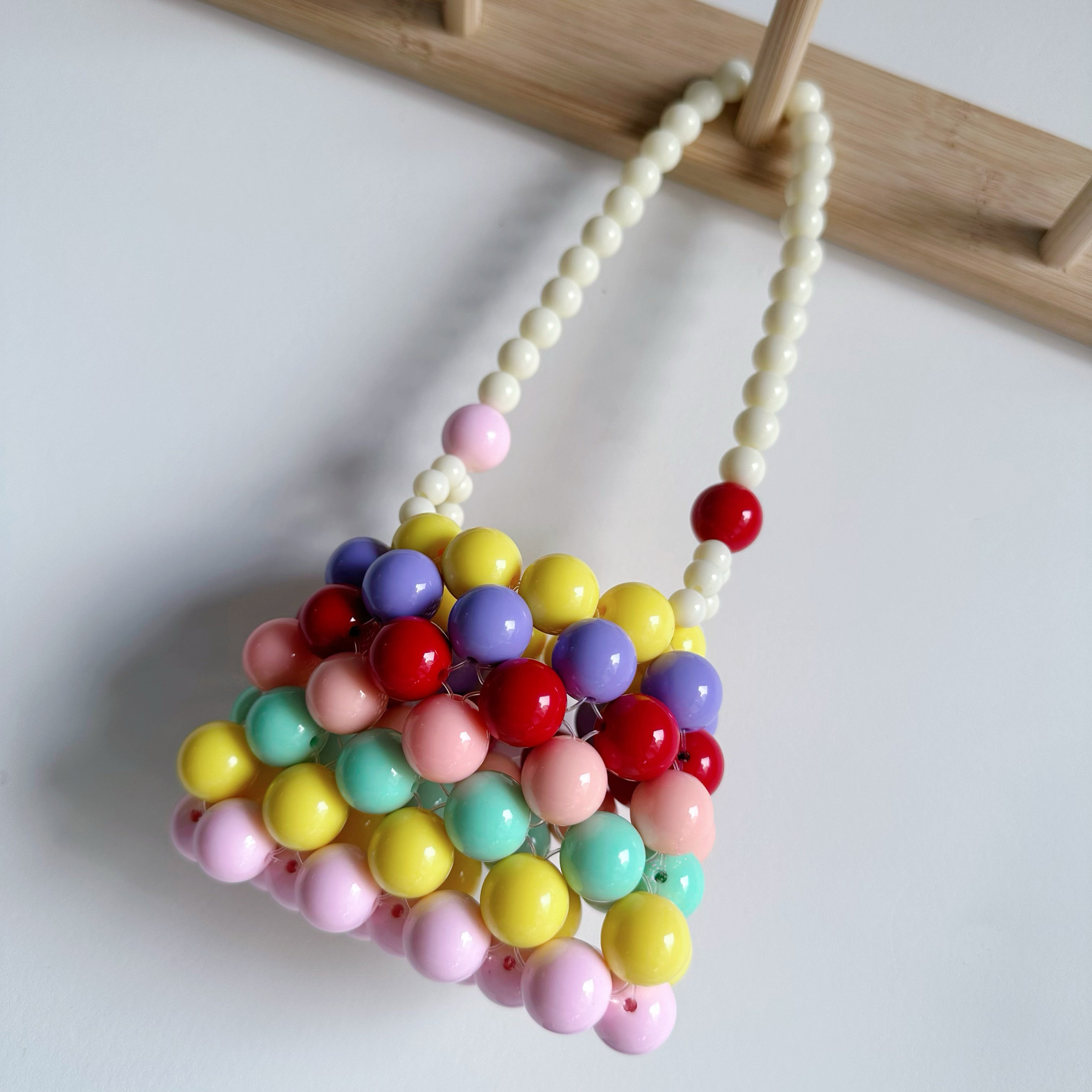 可爱小清新糖果色花朵手提包迷你手拎包女童夏手工编织DIY材料包,箱包皮具/热销女包/男包,通用款女包,淘宝优惠券,粉丝福利购,淘宝优惠卷