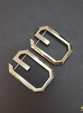 纯钛板扣平滑扣字母G扣超轻不过敏男士皮带扣皮带非不锈钢皮带