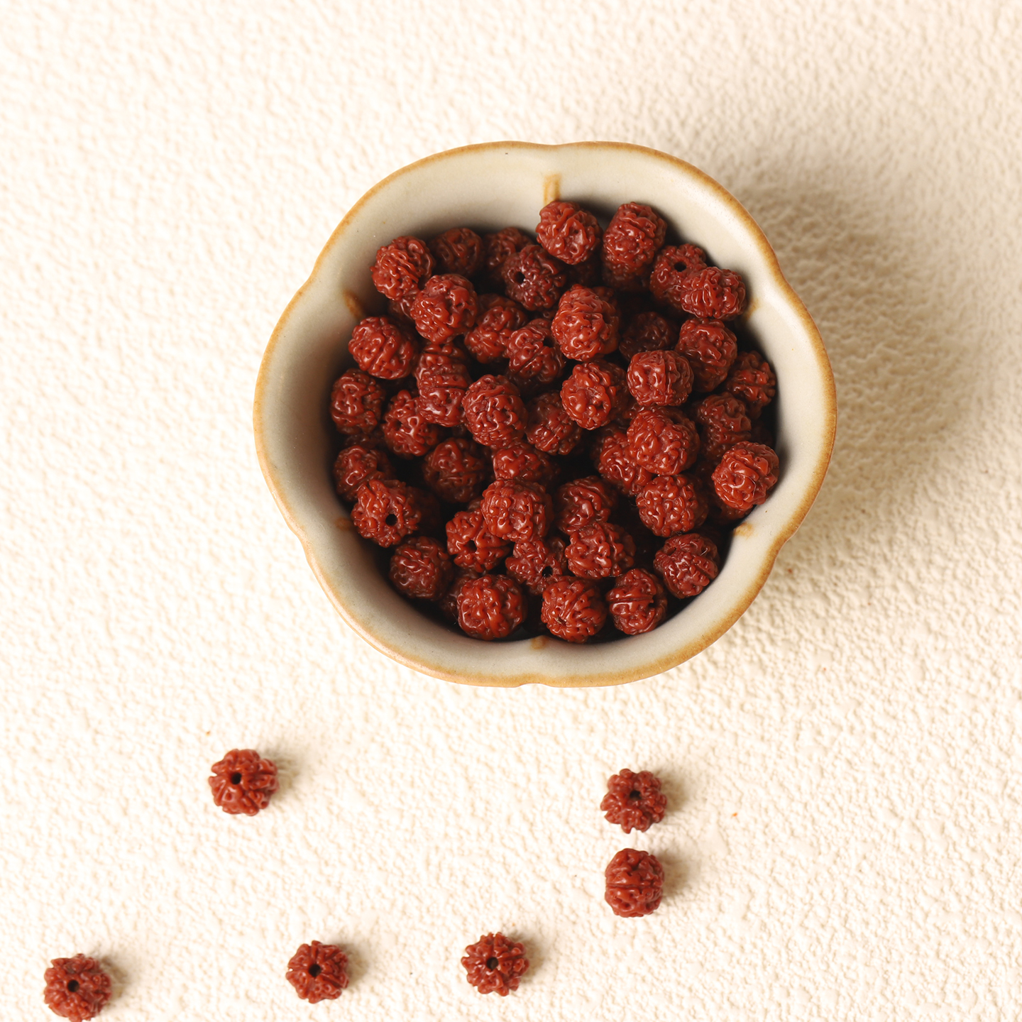 五瓣单颗机刷小金刚菩提子散珠8mm.9mm10mm11mm12mm