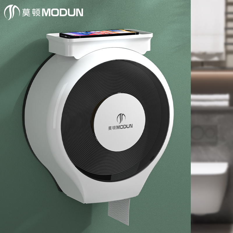 莫顿大盘卷纸盒壁挂式免打孔