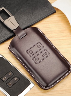 适用于雷诺冒险家钥匙套真皮Espace装饰17 18款科雷傲智能钥匙包