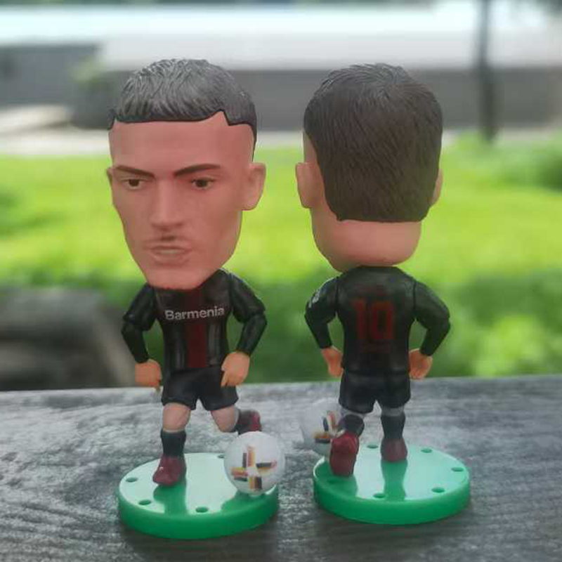 足球星玩偶勒沃库森10号维尔茨公仔人偶摆件礼品