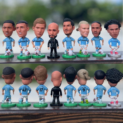 足球玩偶德布劳内斯特林京多安热