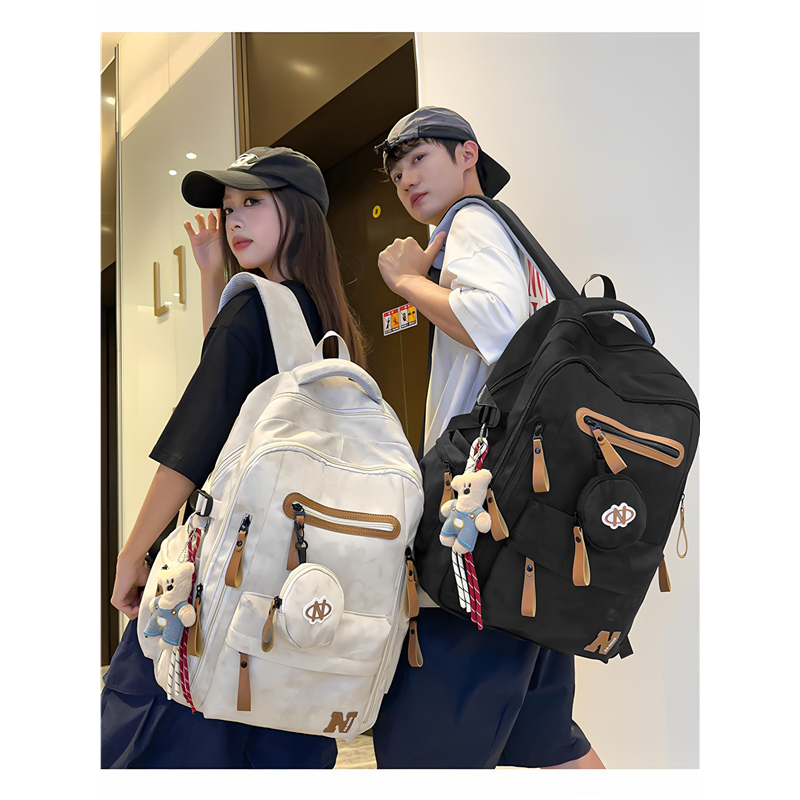 高颜值书包男款三到六年级大容量初中生高中生中学生双肩背包女