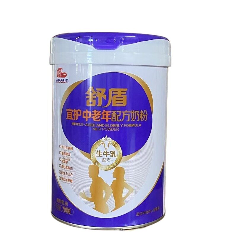明一舒盾宜护中老年配方奶粉700g罐装