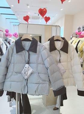 3NUX2025冬新款韩版简约百搭显瘦高品质休闲羽绒服外套