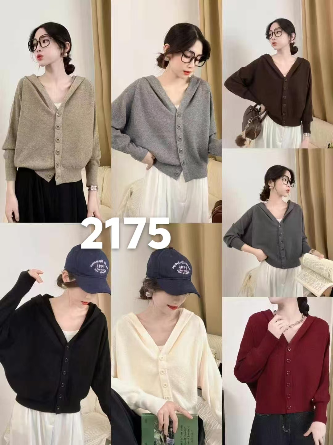 3NUX2025冬新款韩版简约百搭显瘦高品质休闲毛衣外套