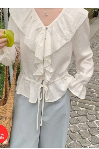 3NUX2026春新款韩版简约百搭显瘦高品质休闲衬衫上衣衬衣裙摆小衫