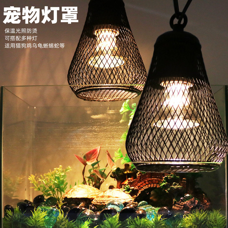 爬宠防烫网罩乌龟陆龟蜥蜴蛇角蛙爬虫饲养保温箱防护网带uvauvb灯