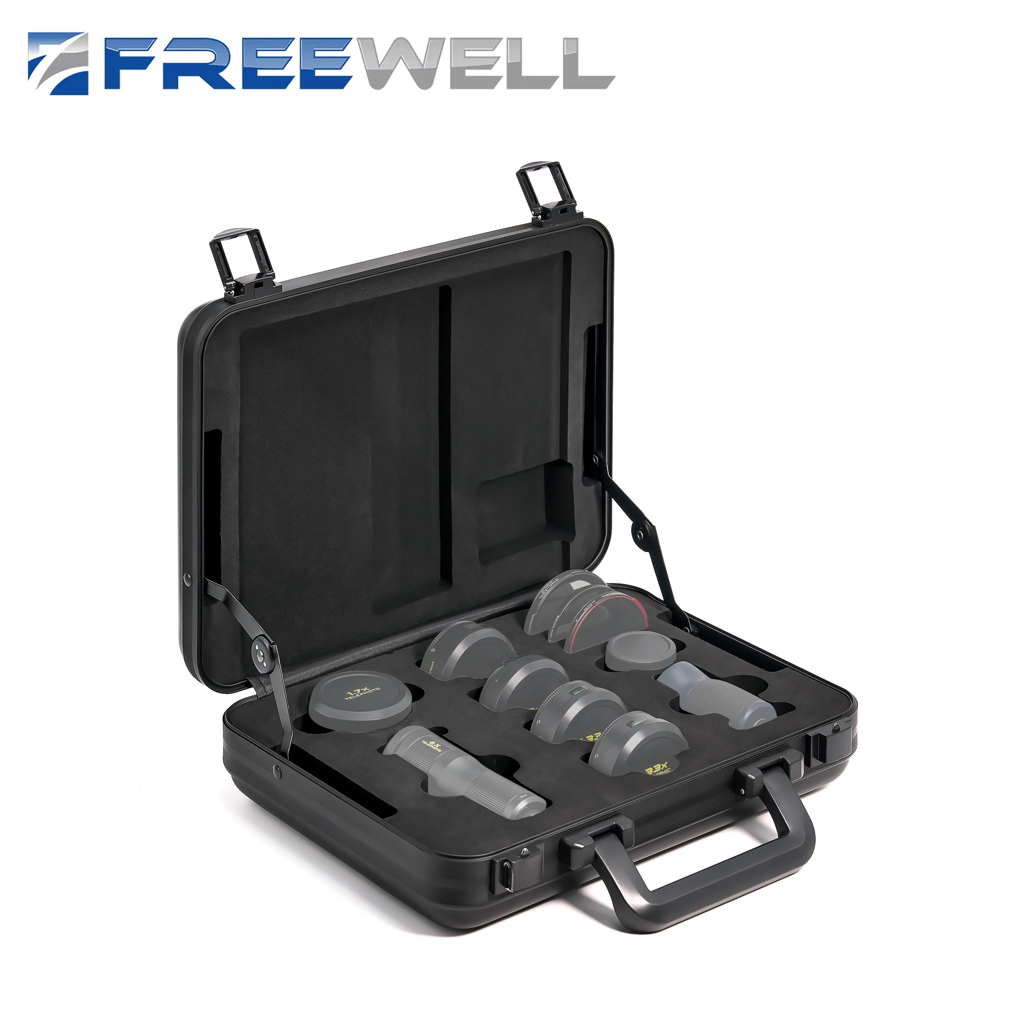 FREEWELL菲尔威手机镜头收纳箱滤镜包专业电影制作人镜头携带箱