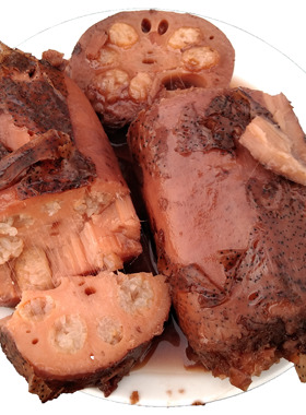 乔小匠美人红整支莲藕绿色食品认证清香好水源无污染5斤装