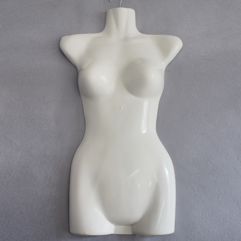 中号白色模特衣架 模特片胸片 泳衣内衣服装模特 单面塑料模特