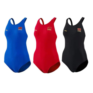hosa浩沙泳衣青少年成人通用连体三角游泳衣专业训练比赛竞技泳装