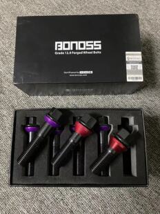 适配BONOSS保时捷奥迪大众奔驰宝马加长螺丝螺栓12.9级高强度锻造