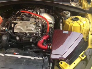 适配大黄蜂科迈罗2.0T涡流三代EDDY碳纤进气风箱冬菇头套件改装