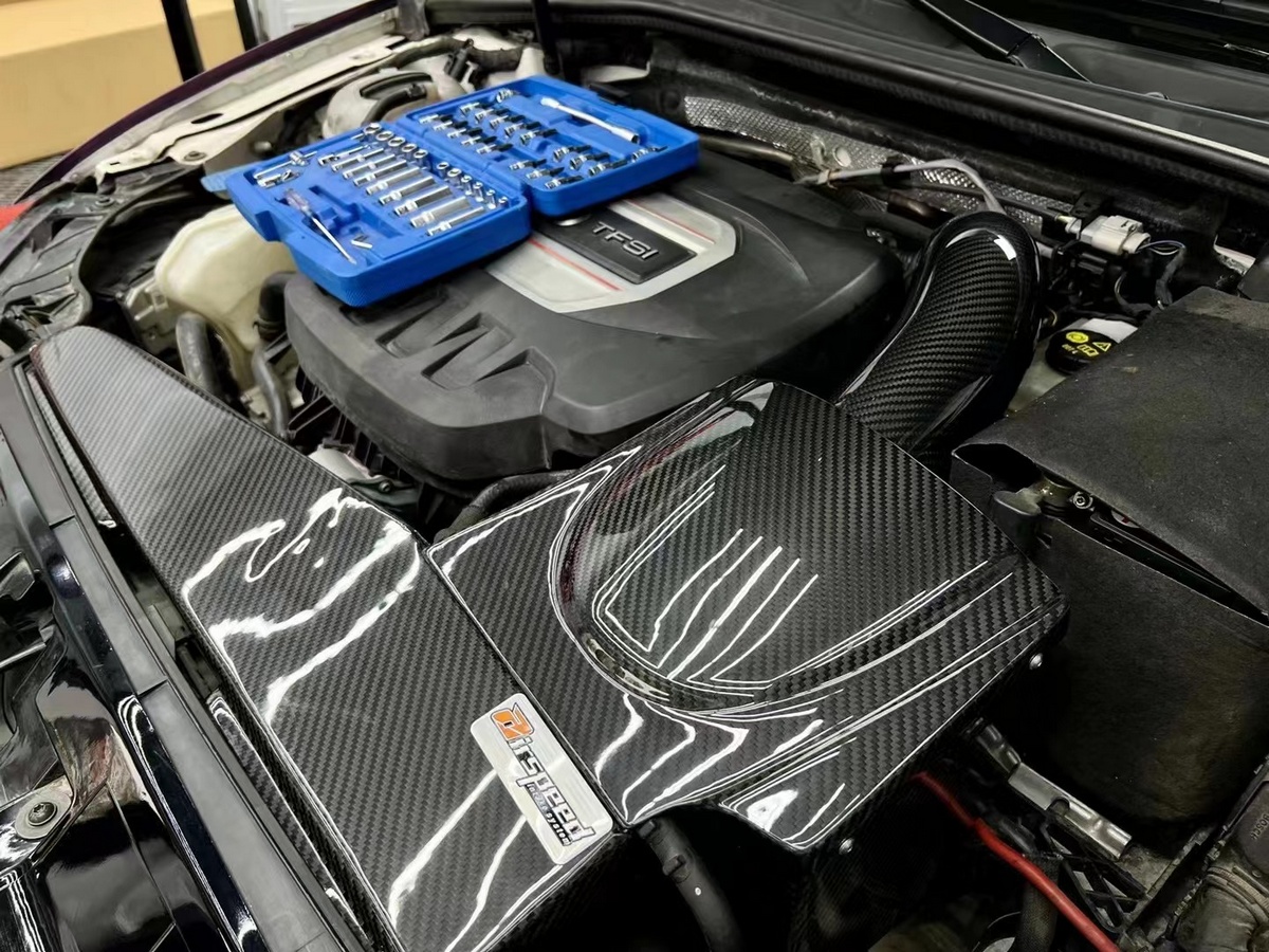 MQB三代EA888改装碳纤维进气