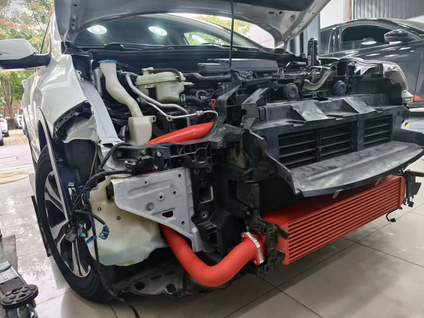 适配本田CRV5代1.5T改装snowtech加大中冷涡轮管吸气管