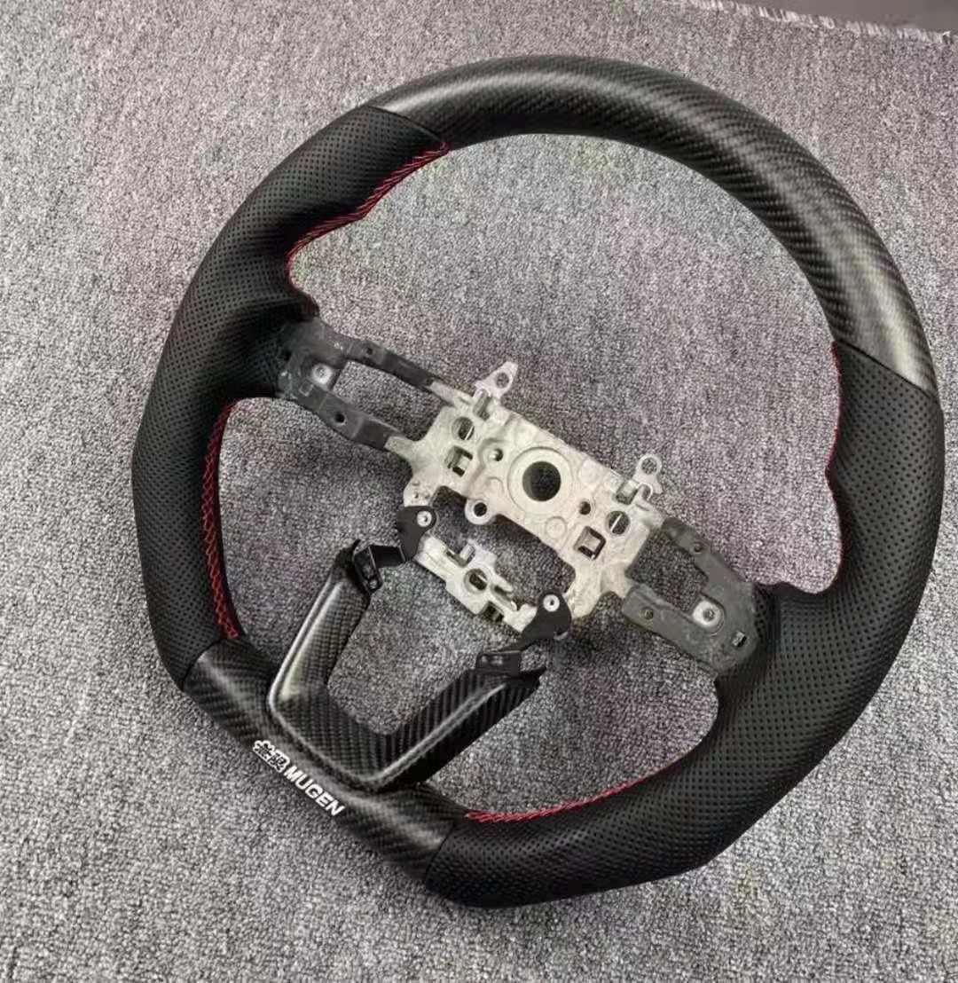 本田方向盘碳纤11代思域型格FL5