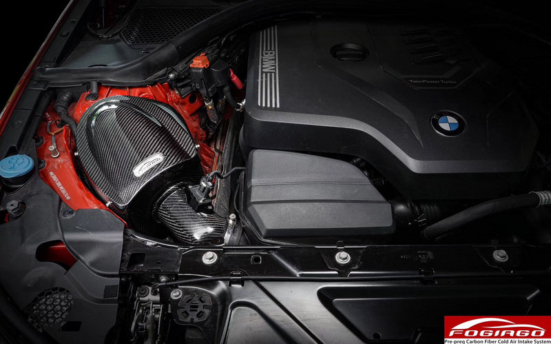 适配新3系G20宝马G28 325LI 330改装进气套件冬菇头风箱碳纤维