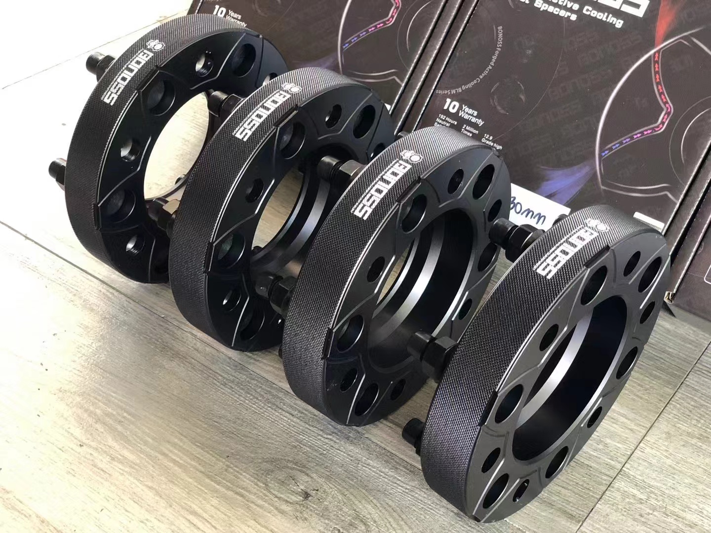 适配坦克300 400 500改装BONOSS/BLOX散热锻造法兰盘轮毂法兰垫片