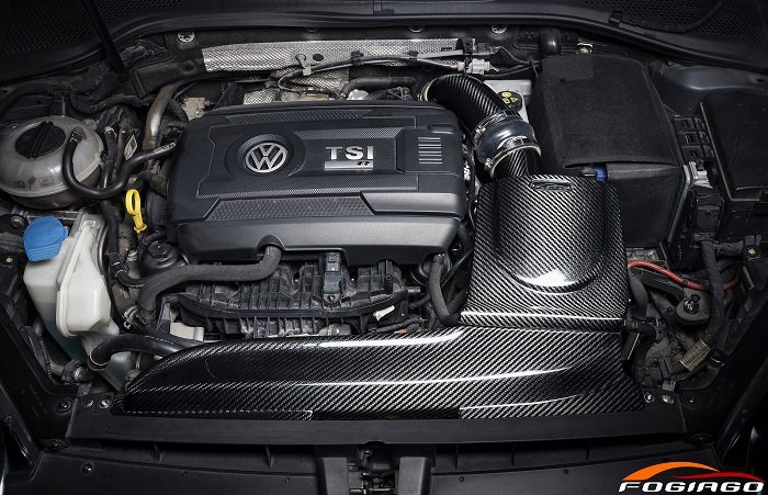 适配EA888三代速派途观L改装进气套件FOGIAGO冬菇头碳纤维风箱