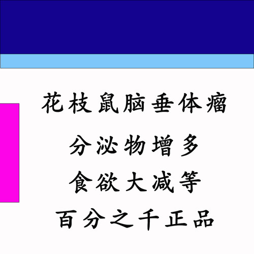 西班牙药房代购！百分之千正品花枝鼠脑垂体瘤卡麦食欲减分泌物多