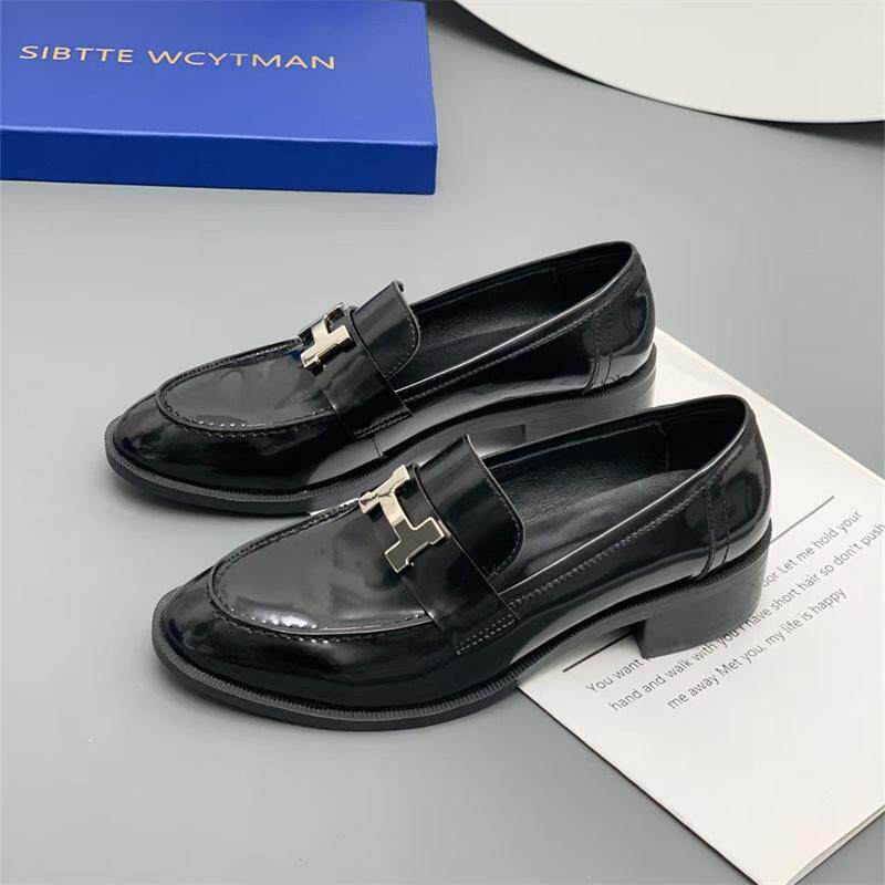 SIBTTEWCYTMAN乐福鞋女鞋英伦风