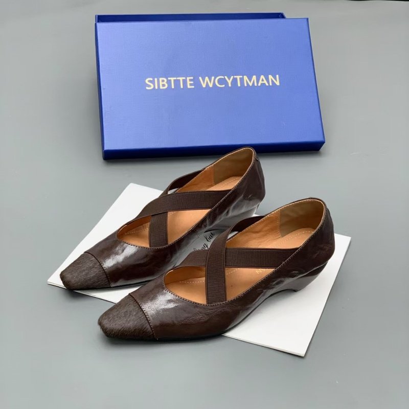 SIBTTEWCYTMAN玛丽珍鞋真皮女鞋