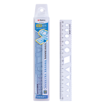 晨光文具软尺子透明制图工具考试