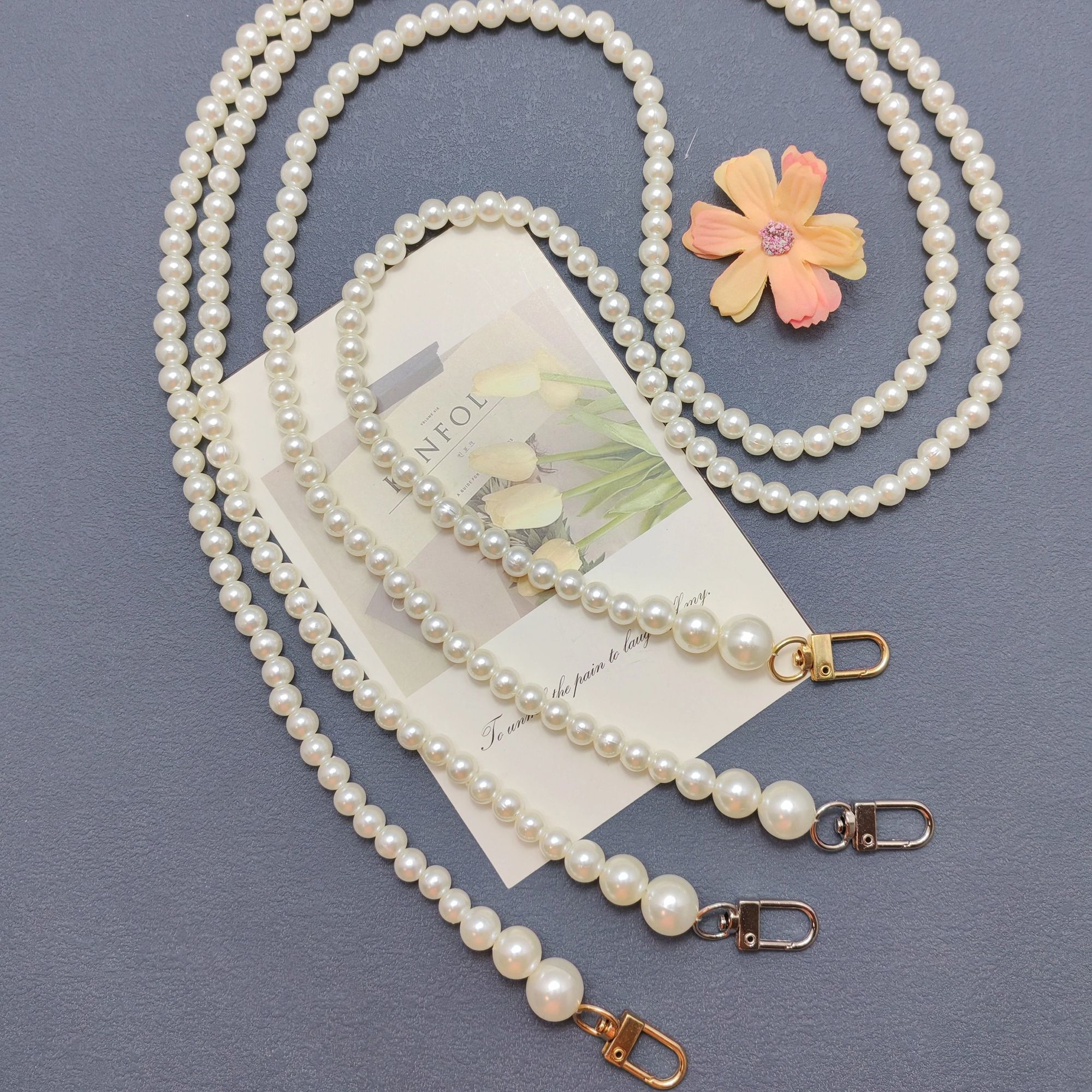 扩音器小蜜蜂珍珠链条配件包带肩带斜挎可替换仙女包链单买挎包