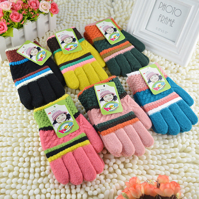 Gants pour fille en cachemire - Ref 2150551 Image 1