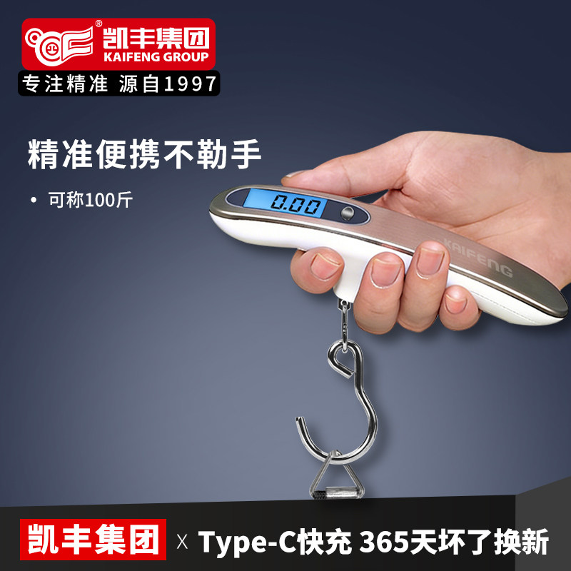 精准手提电子秤行李称便携式高精度快递称重器弹簧秤小型随身携带