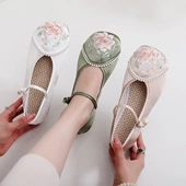 古风绣花鞋 2026老北京布鞋 民族风单鞋 低跟搭配旗袍汉服鞋 女新款