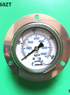 耐震压力表TENHAN250K  油压力表 400KG    YN-60ZT