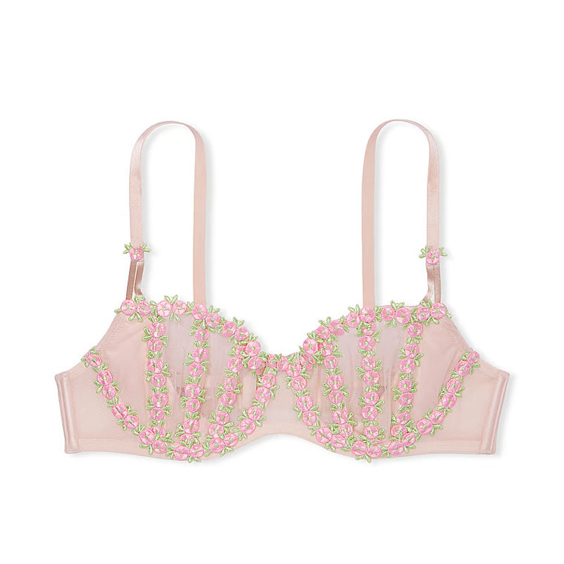 美国代购 维多利亚的秘密 dream angels rosebud 玫瑰花系列文胸