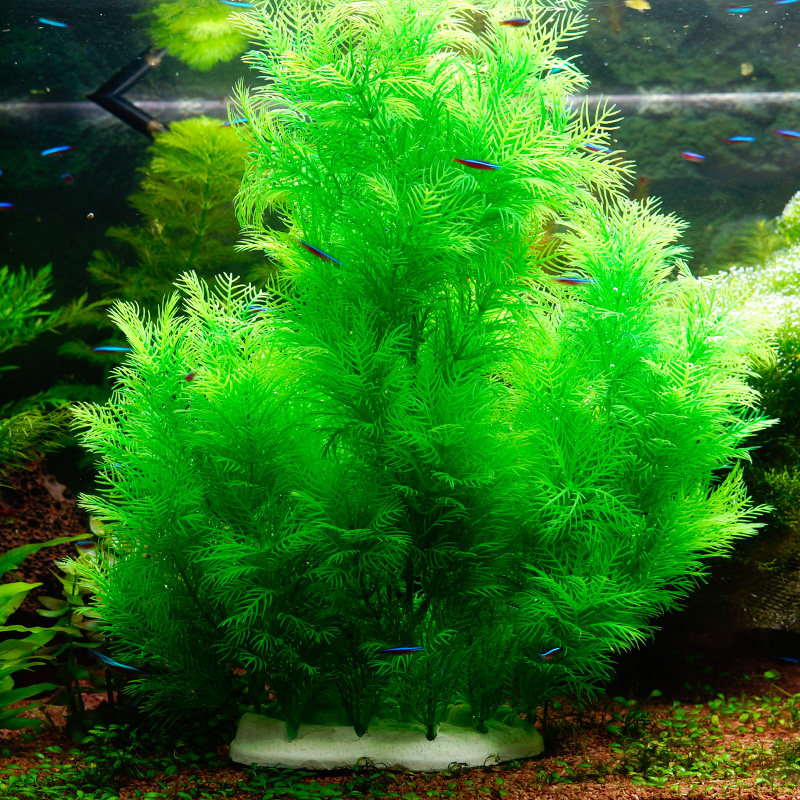 水族箱鱼缸造景塑料水草鱼缸装饰水草仿真水草大海底摆件