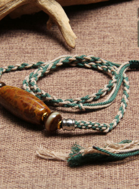 天然宣化战国红南红玛瑙勒子