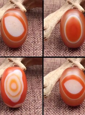 天然红缠丝玛瑙鼓珠桶珠路路通散珠勒子磨砂DIY配件一图一物