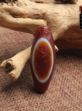 天然红玛瑙天珠勒子吊坠项链