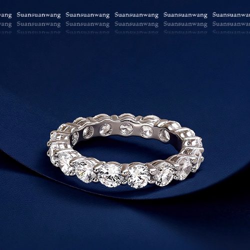 ins爆火满钻经典排戒简约百搭