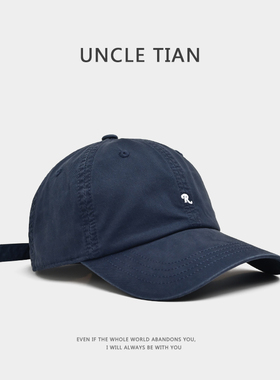 小R标刺绣软顶棒球帽女显脸小春夏季遮阳帽子四季款深顶鸭舌帽男