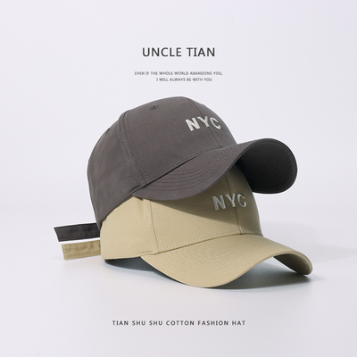 硬顶鸭舌帽简约棒球帽